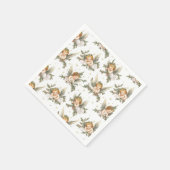 Serviette En Papier Motif d'anges modernes (Coin)