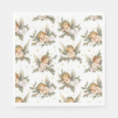 Serviette En Papier Motif d'anges modernes (Devant)