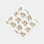 Serviette En Papier Motif d'anges modernes (Coin)