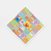 Serviette En Papier Motif d'anniversaire Elmo, Abby et Cookie Monster (Coin)