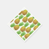 Serviette En Papier Motif d'aquarelle ananas (Coin)