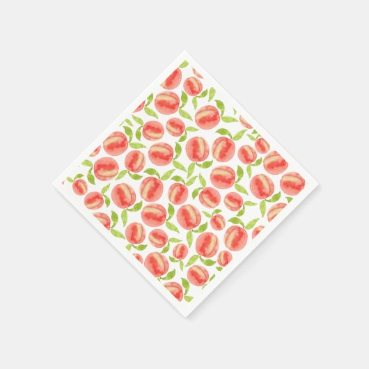 Serviette En Papier Motif d'aquarelle douce (Coin)