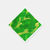 Serviette En Papier Motif d'aquarelle feuille Banana (Coin)