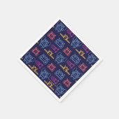 Serviette En Papier Motif d'arrière-plan Batwheel™ Neon (Coin)