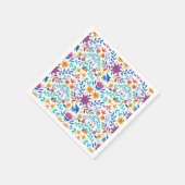 Serviette En Papier Motif d'art populaire mexicain (Coin)