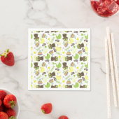 Serviette En Papier Motif de Baby shower neutre (En situation)