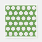 Serviette En Papier Motif de balle de golf (Devant)