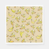 Serviette En Papier Motif de banane (Devant)