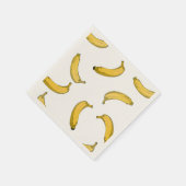 Serviette En Papier motif de banane (Coin)