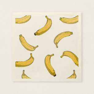 Serviette En Papier motif de banane