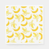 Serviette En Papier Motif de banane (Devant)