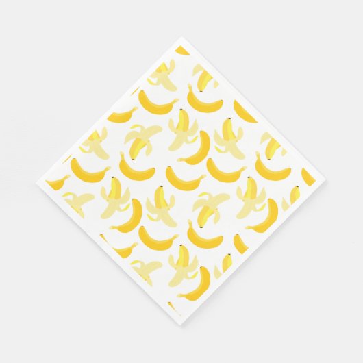 Serviette En Papier Motif de banane (Coin)