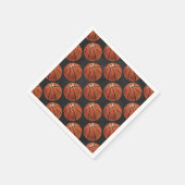 Serviette En Papier Motif de basket-ball peint (Coin)