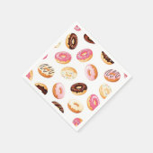 Serviette En Papier Motif de beigne douce (Coin)