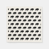 Serviette En Papier motif de bison (Devant)