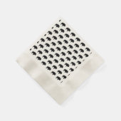 Serviette En Papier motif de bison (Coin)