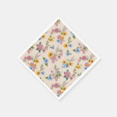 Serviette En Papier Motif de broderie florale BUGS BUNNY™ (Coin)