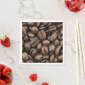 Serviette En Papier Motif de café (En situation)