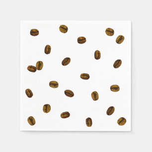 Serviette En Papier Motif de café