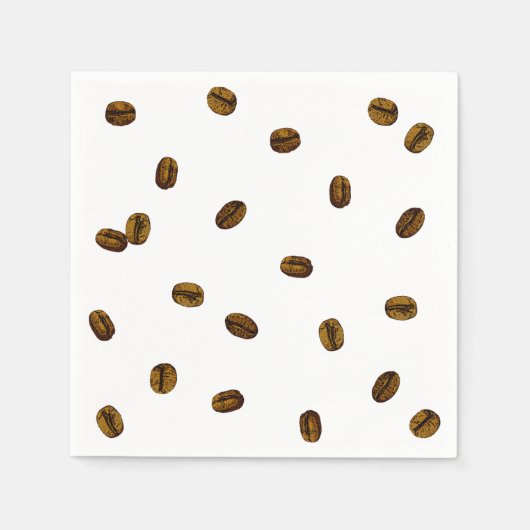 Serviette En Papier Motif de café (Devant)