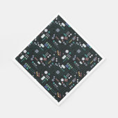 Serviette En Papier Motif de carte de circuit informatique (Coin)