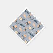 Serviette En Papier Motif de chat (Coin)