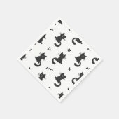 Serviette En Papier Motif de chat (Coin)