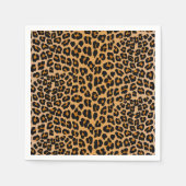 Serviette En Papier Motif de Cheetah Leopard (Devant)