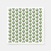 Serviette En Papier Motif de chou-fleur (Devant)
