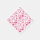 Serviette En Papier Motif De Chouettes, Chouettes Mignonnes, Chouettes (Coin)