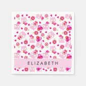 Serviette En Papier Motif De Chouettes, Chouettes Mignonnes, Chouettes (Devant)