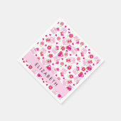 Serviette En Papier Motif De Chouettes, Chouettes Mignonnes, Chouettes (Coin)