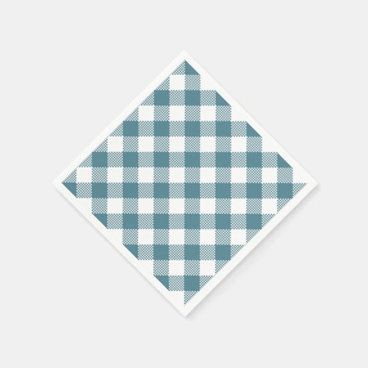 Serviette En Papier Motif de chute verte (Coin)