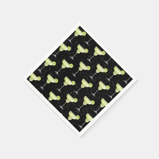 Serviette En Papier Motif de cocktail Margarita (Coin)