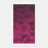 Serviette En Papier Motif de coeur 18 (Devant)