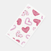 Serviette En Papier Motif de coeur 36 (Coin)