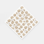 Serviette En Papier Motif de cookies à puces de chocolat (Coin)