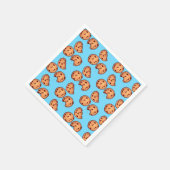 Serviette En Papier Motif de cookies à puces de chocolat (Coin)