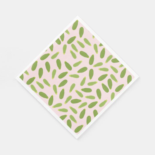 Serviette En Papier Motif de courgette d'été Zucchini Courgette (Coin)