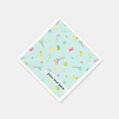 Serviette En Papier Motif de couture (Coin)