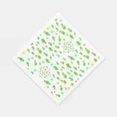 Serviette En Papier Motif de crocodile (Coin)