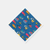 Serviette En Papier Motif de déplacement de construction mûre (Coin)