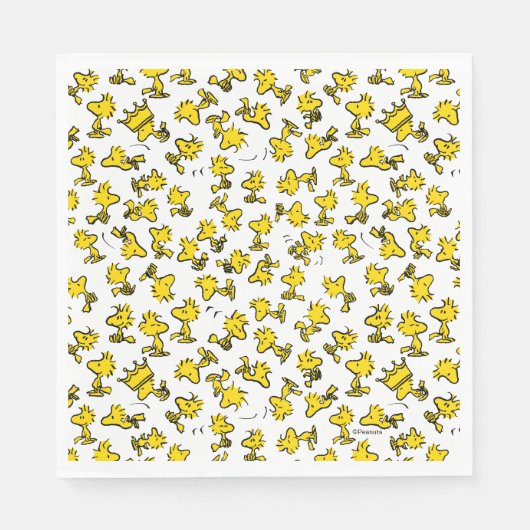 Serviette En Papier Motif de design classique Woodstock (Devant)
