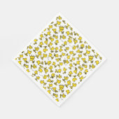 Serviette En Papier Motif de design classique Woodstock (Coin)