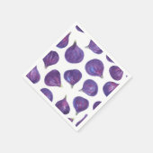 Serviette En Papier Motif de figues aquarelle (Coin)