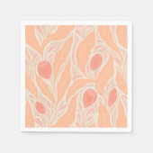 Serviette En Papier Motif de fleurs (Devant)