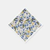 Serviette En Papier Motif de fleurs (Coin)