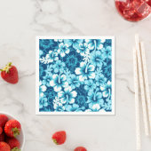 Serviette En Papier Motif de fleurs (En situation)