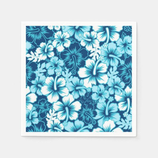 Serviette En Papier Motif de fleurs (Devant)