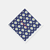 Serviette En Papier Motif de fleurs blanches Thunder_Cove (Coin)